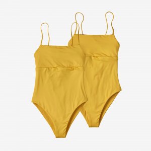 Женский двусторонний цельный купальник-слайдер Sunrise , цвет Shine Yellow Patagonia