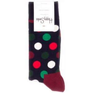 Big Dot - Red/Green 36-40 Happy Socks. Цвет: мультиколор