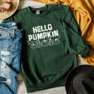 Толстовка Hello Pumpkin с потертостями Simply Sage Market