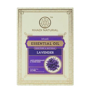 Эфирное масло Лаванды (15 мл), Lavender Essential Oil, Khadi Natural