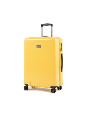 Средний чемодан , желтый Puccini