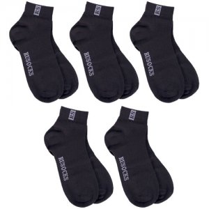 Комплект из 5 пар детских носков (Орудьевский трикотаж) темно-серые, размер 16 RuSocks. Цвет: серый