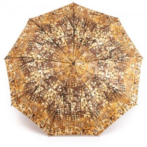 Зонт , мультиколор Airton. Цвет: коричневый/золотистый/бежевый