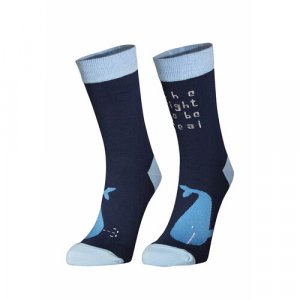Носки , размер 35-39, синий Big Bang Socks. Цвет: синий