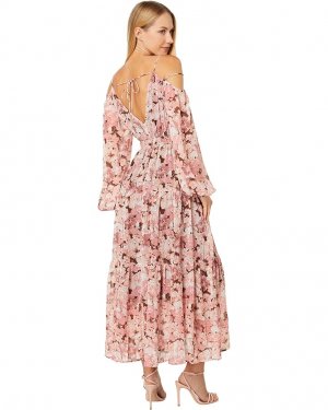 Платье ASTR the Label Ciri Dress, цвет Pink/Brown Multi