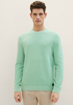 Вязаный свитер MIT STRUKTUR TOM TAILOR, цвет soft jade melange Tailor