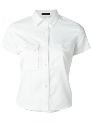 Рубашка с нагрудными карманами Nlst. Цвет: белый