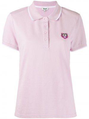 Рубашка-поло Tiger Kenzo. Цвет: розовый