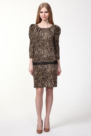 Платье Ayhan. Цвет: леопардовый