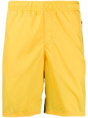 Двухцветные плавки-шорты Givenchy. Цвет: желтый