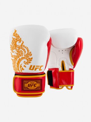 Перчатки боксерские Premium True Thai, Белый UFC. Цвет: белый