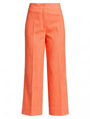 Укороченные брюки Chieko со средней посадкой , цвет orange Akris Punto