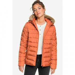 Куртка , размер XS, оранжевый Roxy. Цвет: оранжевый