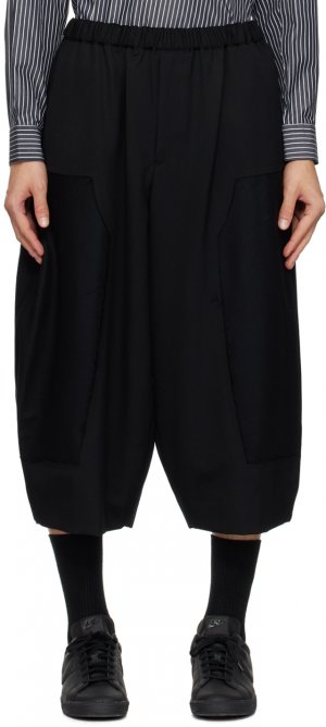 Черные брюки со вставками Comme Des Garcons, цвет Black Garçons