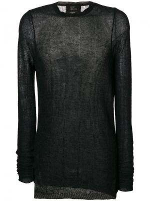 Приталенный свитер Lost & Found Ria Dunn. Цвет: черный