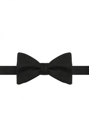 Шелковый галстук-бабочка HUGO. Цвет: чёрный