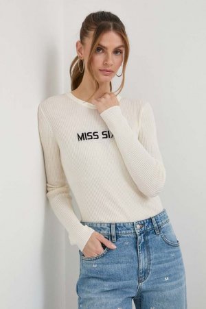 Шерстяной свитер , бежевый Miss Sixty