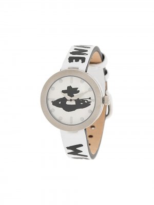 Наручные часы Orb с логотипом Vivienne Westwood. Цвет: белый