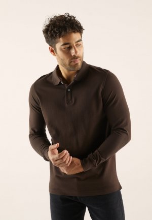 Рубашка-поло , коричневая Pier One
