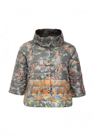 Куртка утепленная Fiorella Rubino. Цвет: разноцветный