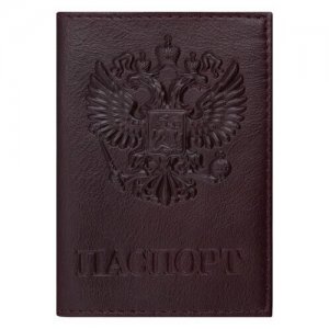 Обложка для паспорта , бордовый BRAUBERG