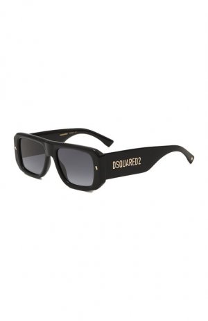 Солнцезащитные очки Dsquared2. Цвет: чёрный