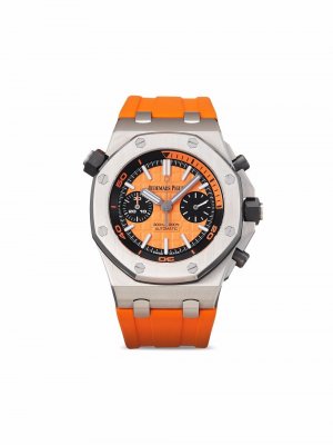 Наручные часы Royal Oak Offshore pre-owned 42 мм 2016-го года Audemars Piguet. Цвет: оранжевый
