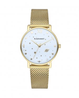 Женские часы Milky Way RA545202, стальной и золотой ремешок , Radiant