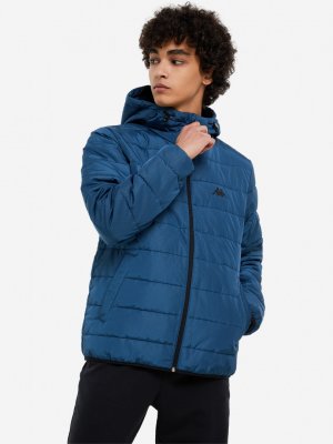 Куртка утепленная мужская, Синий Kappa. Цвет: синий