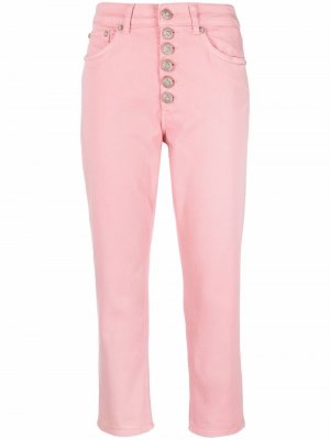 Укороченные брюки Koons DONDUP. Цвет: розовый