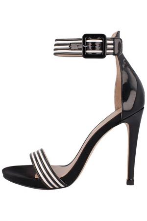 High heels sandals EL Dantes. Цвет: black, white