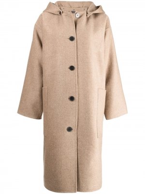 Sofie Dhoore hooded wool-blend coat D'hoore. Цвет: коричневый