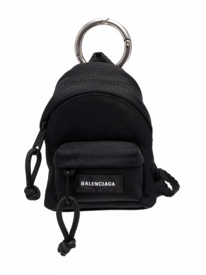 Брелок Micro Backpack Balenciaga. Цвет: черный