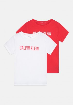 Верх для пижамы Tee 2 Pack , цвет laserpink/white Calvin Klein Underwear