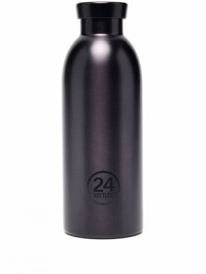 Бутылка для воды с логотипом 24bottles. Цвет: черный