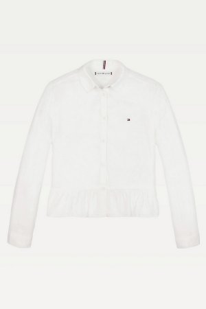 Блуза Tommy Hilfiger. Цвет: белый
