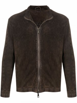 Куртка на молнии Giorgio Brato. Цвет: коричневый