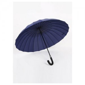 Зонт трость темно-синий 24 спицы | ZC (с проявляющимся рисунком на куполе при дожде) Mabu. Цвет: синий