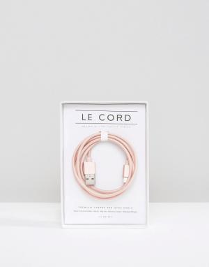 USB-кабель для iPhone от Rose Gold Le Cord. Цвет: золотой