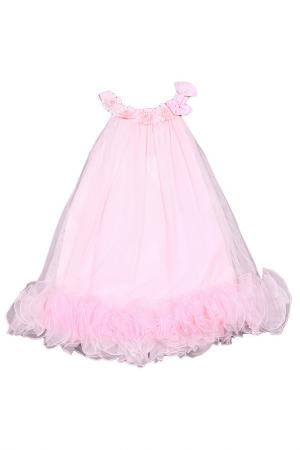 Платье Kidly. Цвет: бледно-розовый