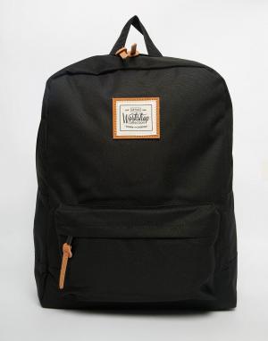Рюкзак с карманом Workshop. Цвет: черный