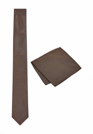 Нагрудный платок SET SLIM , цвет bronze brown metallic thread Next