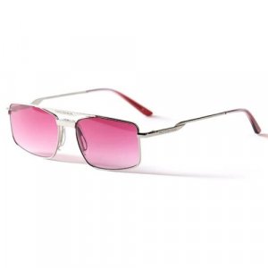 Солнцезащитные очки , розовый, серебряный FAKOSHIMA. Цвет: розовый/серебристый
