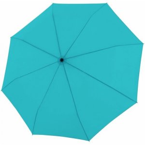 Мини-зонт , механика, 3 сложения, купол 96 см, 8 спиц, синий Doppler. Цвет: синий