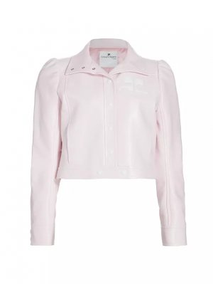 Виниловая куртка Reedition , цвет pale pink Courreges