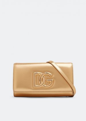Клатч 45049, золотой Dolce&Gabbana