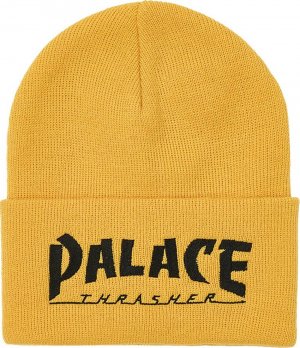 Шапка x Thrasher, желтый Palace