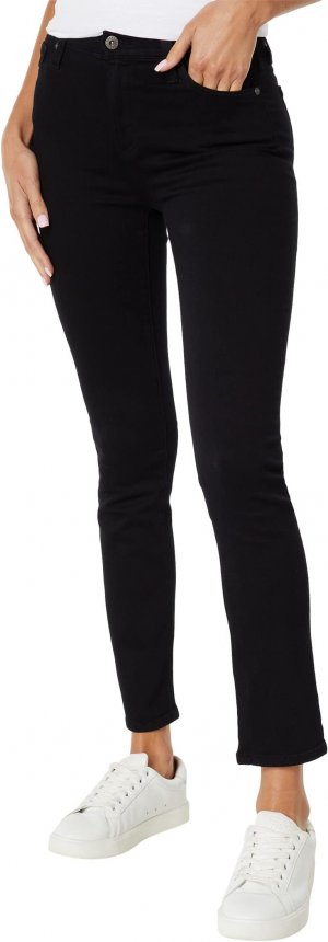 Джинсы Mari High-Rise Slim Straight in Opulent Black , цвет AG Jeans