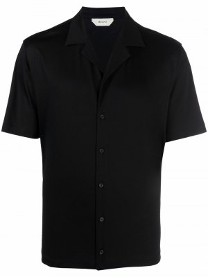 Рубашка с короткими рукавами Z Zegna. Цвет: черный