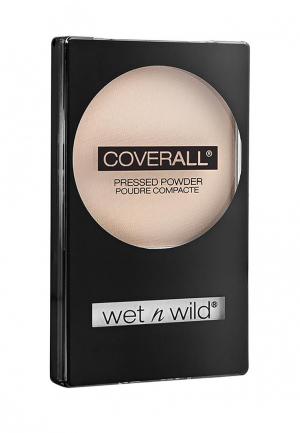Пудра Wet n Wild Компактная Для Лица Coverall Pressed Powder E822b fair light. Цвет: бежевый